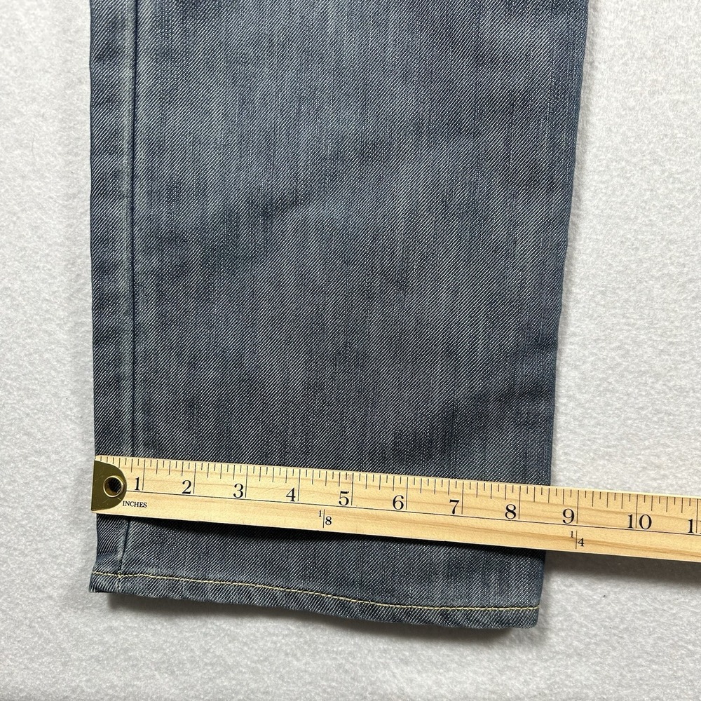 Levis Jeans Mens 32x30‎ Light Blue Denim Slim Straight Button Pockets Baggy Y2K - Picture 7 of 10